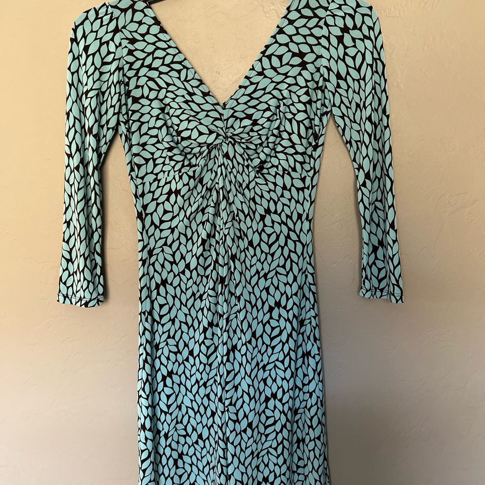 Beautiful Blue Patterned Dress